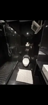 a bathroom with a toilet and a sink at Chez baya in Rabat