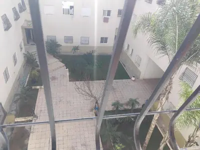 an overhead view of a courtyard in a building at اقامة جنان تمارة تمارة in Temara