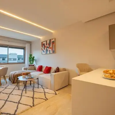 Le Rubis - Appartement pour 3 personnes - Avec Piscine - Proche aeroport Mohammed 5