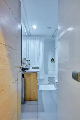 a bathroom with a sink and a shower at Chic 3BR in Racine by Bd Massira in Casablanca