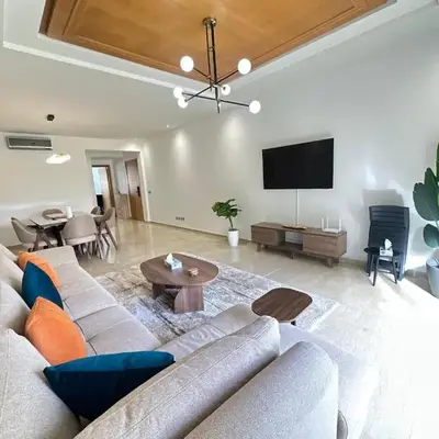 Premium 2 Bedroom Suite Maarif Central & High-Speed Wi-Fi Fully Equipped Walk to Twin Center & Shops Next to Carrefour Val Fleuri Family-Friendly