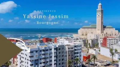 a view of the city of vaseline jeslinburg downtown at Corniche in Casablanca