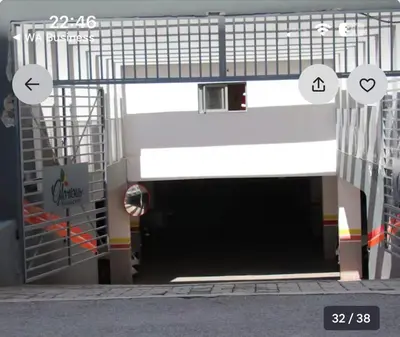 a view of a stairway in a building at CMN airport apartment in Nouaseur