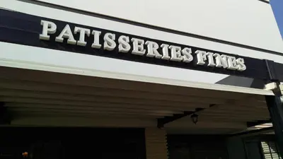 a sign for a patisseries fires store at Anfa Place in Casablanca