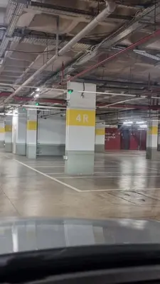 an empty parking garage with an empty parking lot at Anfa Place in Casablanca