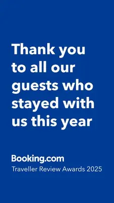 a blue background with the words thank you to all our guests who stayed with us at Cosy Appartement Rabat Haut Agdal in Rabat