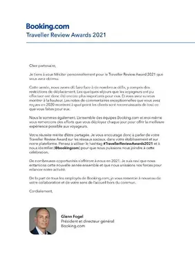 a screenshot of a page of a document on a website at Appartement Palm Beach in Mohammedia