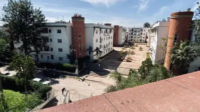 a view from the roof of a building at Modern & Sunny new appartement 2 rooms in Rabat centre - Hay Riad in Rabat