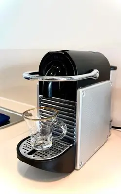 a toaster with a glass on top of it at Luxury Anfaplace Living Resort in Casablanca
