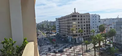 a view of a city from a building at Grand appartement de luxe vue mer in Casablanca