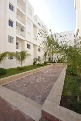 an empty street in front of a building at BOUZNIKA Z2 in Bouznika