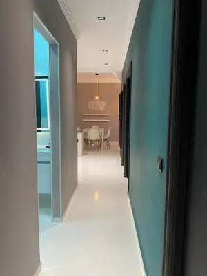a hallway leading to a kitchen and a dining room at RABAT Residence - OCEAN STAY in Rabat