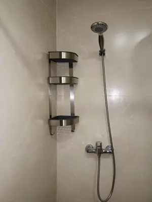 a shower with a shower head in a bathroom at La Gironde - Sweet Home - Casablanca in Casablanca