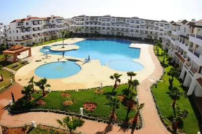 Gallery image of Bel appartement familial vue mer Garden beach in Sidi Rahal