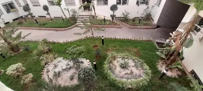 an aerial view of a garden in a house at Zen Home in Casablanca